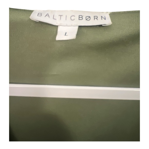 Baltic Born Formal Wedding Party Olive Green Maxi Dress Size Large OP1 - Picture 2 of 6